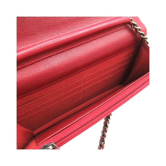 Pre Loved Chanel Classic Caviar Wallet on Chain - Picture 5 of 8